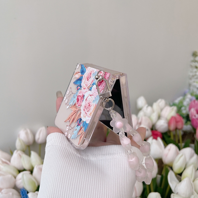 ART Husă Din Plastic Pentru Samsung Galaxy Z Flip6 5G BOUQUET