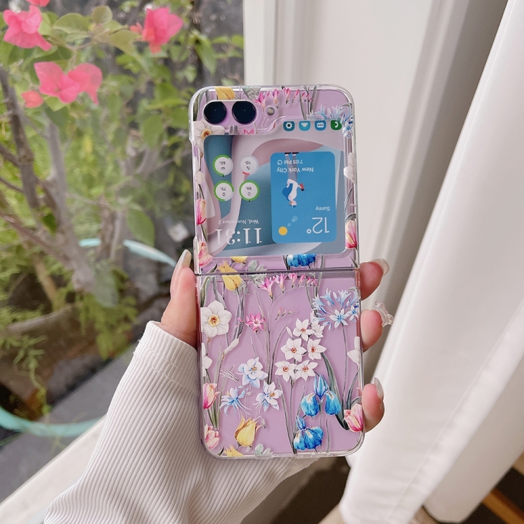 ART Husă Din Plastic Pentru Samsung Galaxy Z Flip6 5G FLORAL