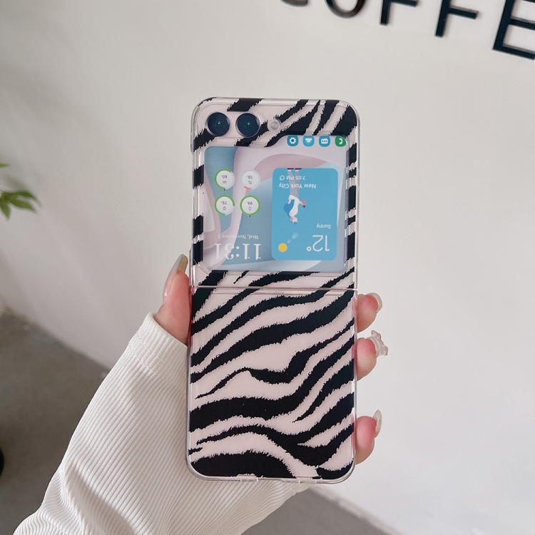 ART Husă Din Plastic Pentru Samsung Galaxy Z Flip6 5G ZEBRA