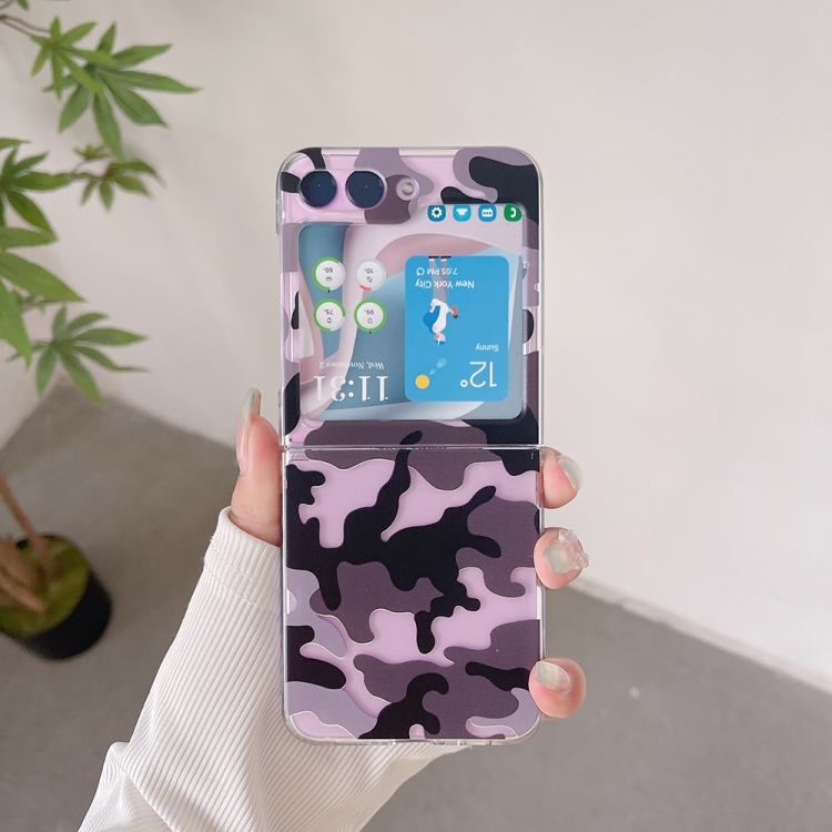 ART Husă Din Plastic Pentru Samsung Galaxy Z Flip6 5G BLACK CAMO