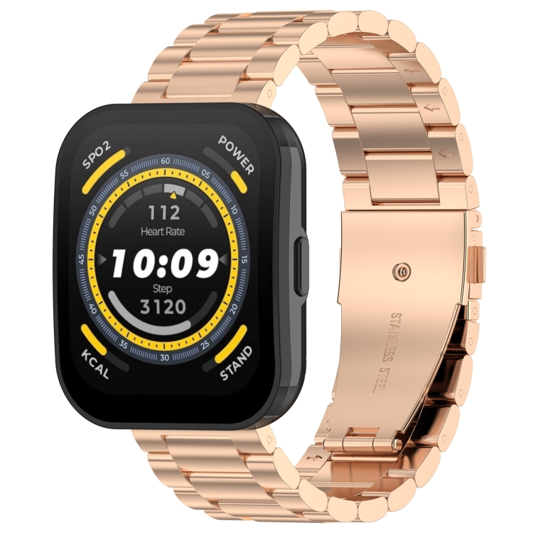 CLASSIC Curea Metalică Pentru Amazfit Bip 5 Roz