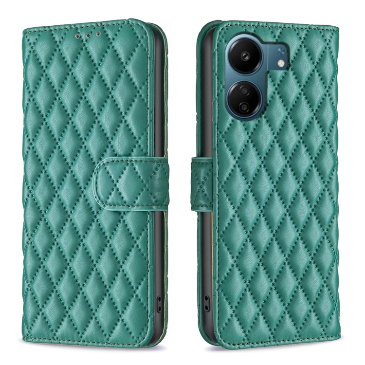 Husa De Protectie LATTICE Pentru Xiaomi Redmi 13C / Poco C65 Verde