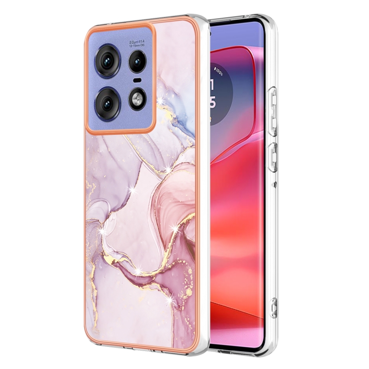 IMD MARBLE Husă De Protecție Pentru Motorola Edge 50 Pro ROSE GOLD