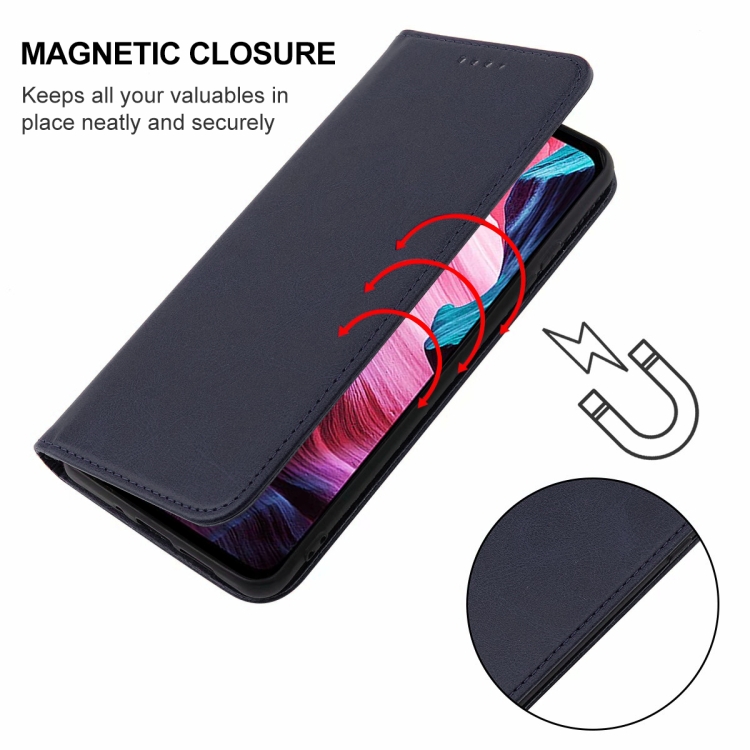 MAGNETIC Husă Rabatabilă Pentru Oukitel WP23 / WP23 Pro Albastru