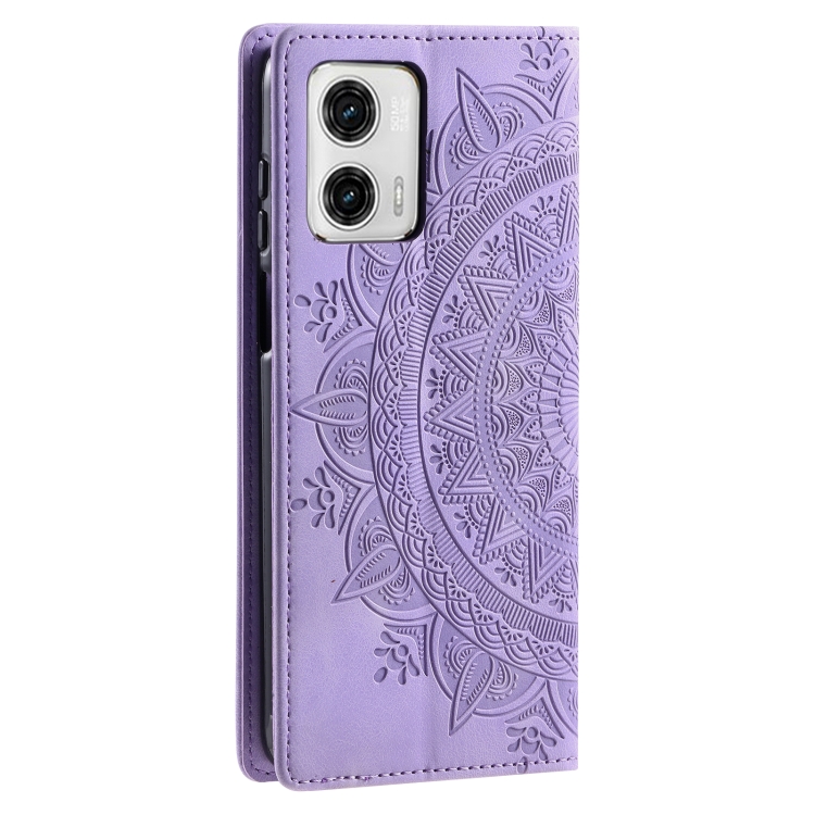 ART MANDALA Husă Portofel Pentru Motorola Edge 50 Fusion Violet