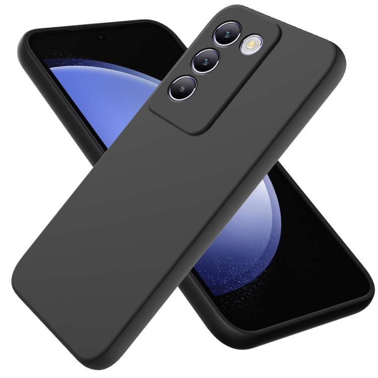 RUBBER Husă De Protecție Pentru Vivo V40 SE 5G Negru