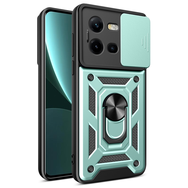 RING CAMERA Capac Cu Suport Pentru Vivo X80 Lite 5G Verde