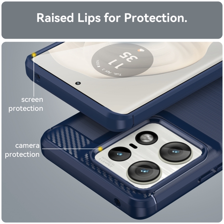 FLEXI TPU Husă De Protecție Motorola Edge 50 Pro Albastru