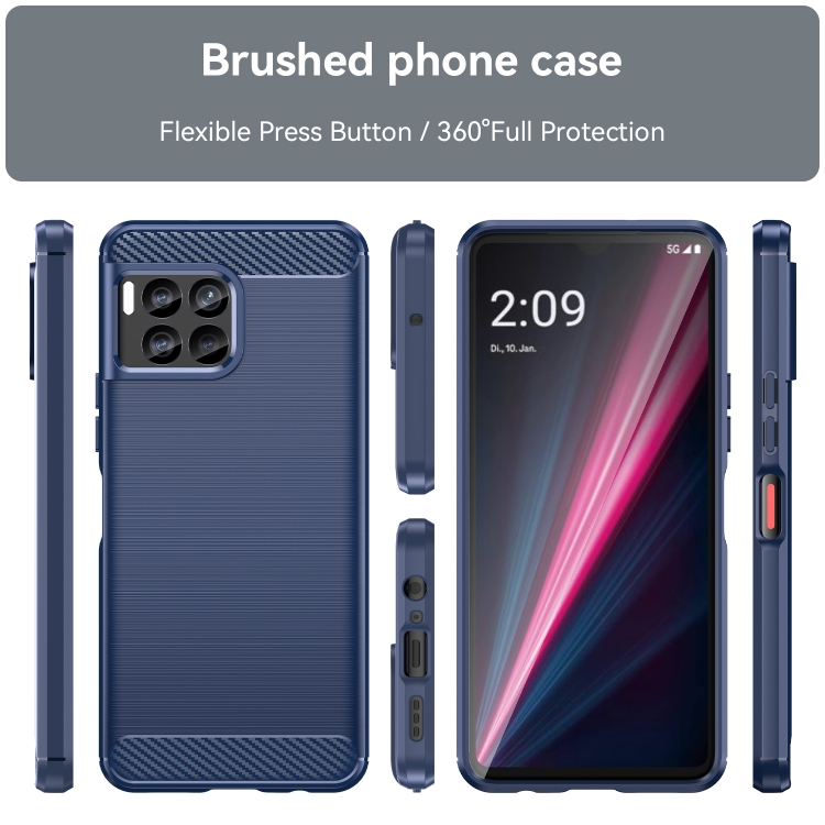 FLEXI TPU Capac De Protecție T Phone 2 Pro Albastru