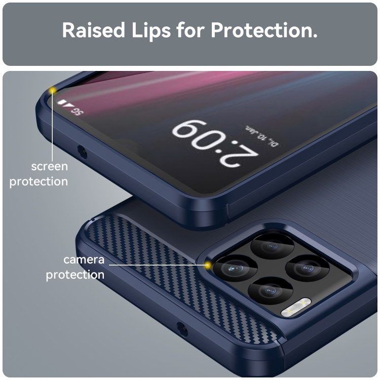 FLEXI TPU Capac De Protecție T Phone 2 Pro Albastru