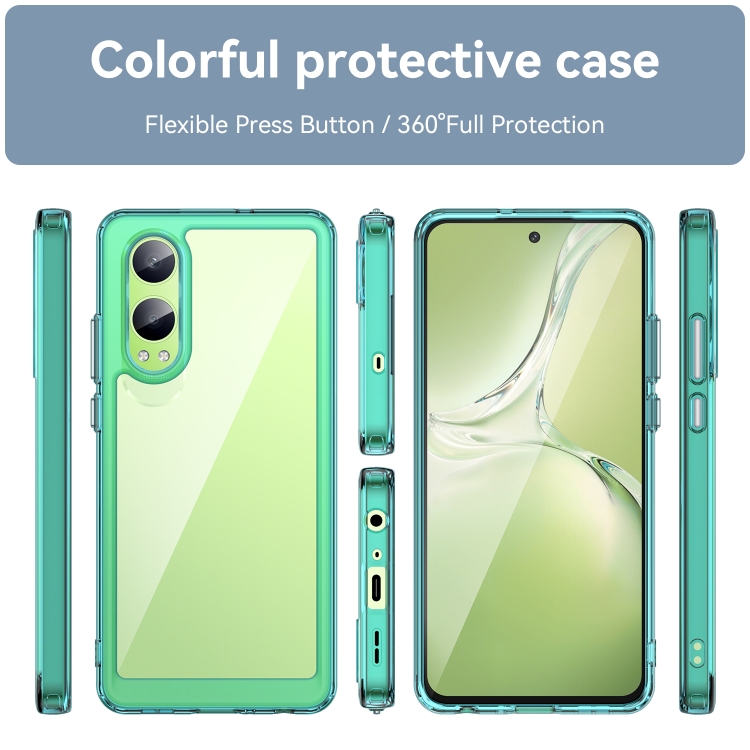 CRYSTAL Husa De Protectie Pentru OnePlus Nord CE 4 Lite 5G Turcoaz