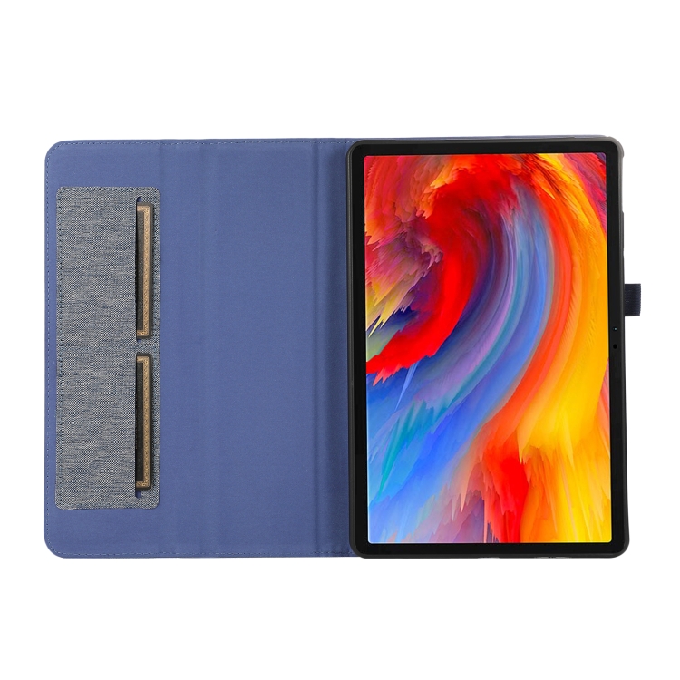 FABRIC Capac Cu Balamale Pentru Lenovo Tab Plus 11,5 Albastru