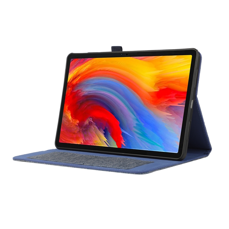 FABRIC Capac Cu Balamale Pentru Lenovo Tab Plus 11,5 Albastru