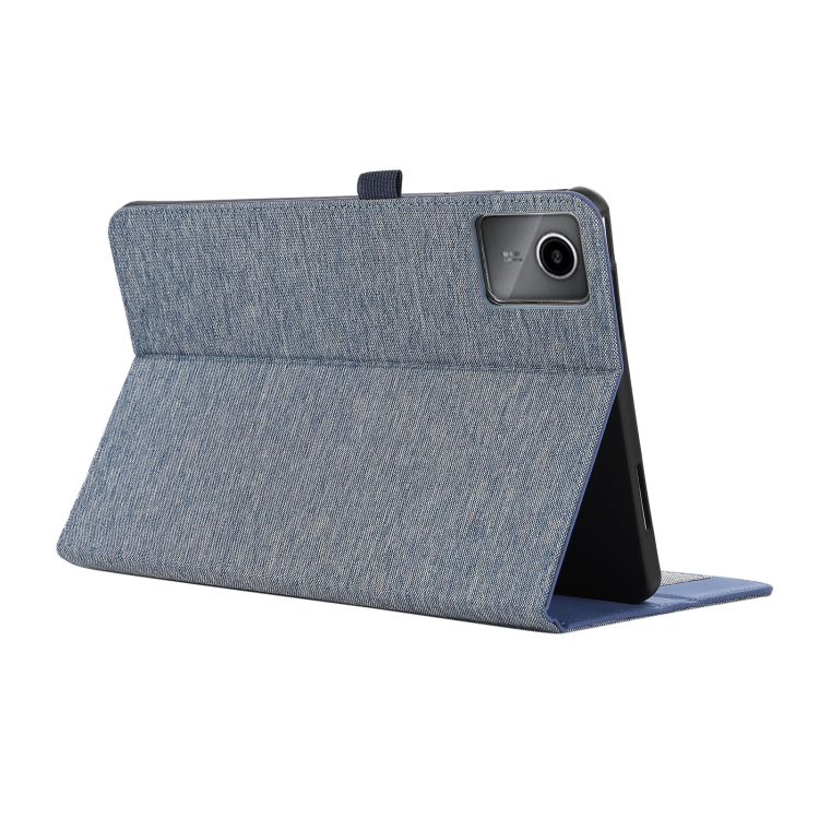 FABRIC Capac Cu Balamale Pentru Lenovo Tab Plus 11,5 Albastru