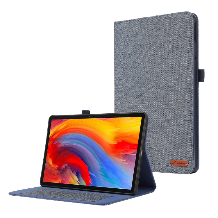 FABRIC Capac Cu Balamale Pentru Lenovo Tab Plus 11,5 Albastru