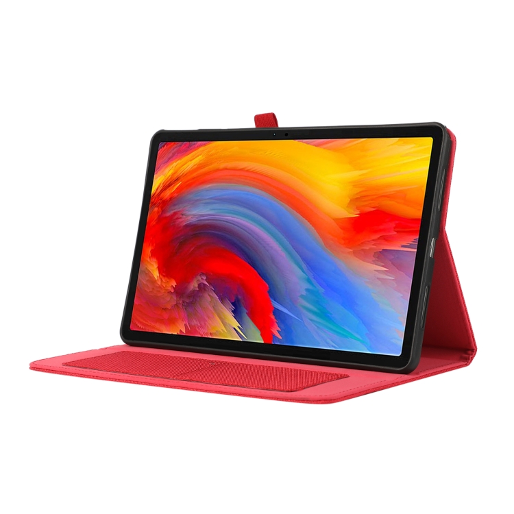 FABRIC Capac Cu Balamale Pentru Lenovo Tab Plus 11,5 Roșu