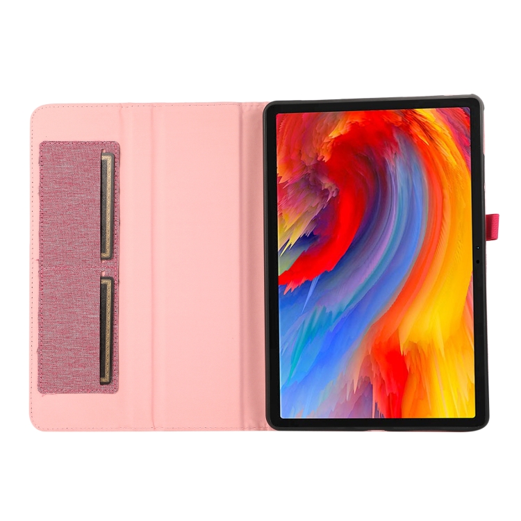 FABRIC Capac Cu Balamale Pentru Lenovo Tab Plus 11,5 Roz