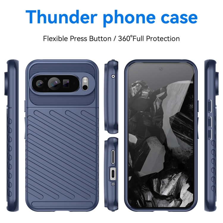 THUNDER Husă De Protecție Google Pixel 9 Pro Albastru