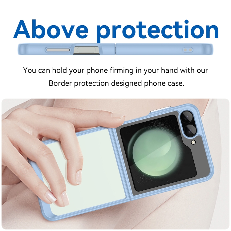 CRYSTAL Husă De Protecție Pentru Samsung Galaxy Z Flip6 5G Albastru