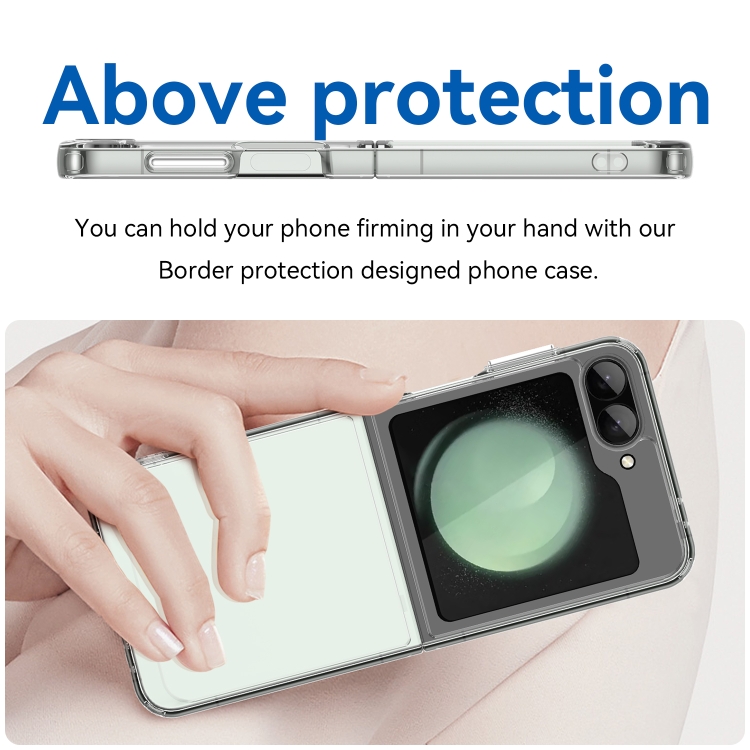 CRYSTAL Husă De Protecție Pentru Samsung Galaxy Z Flip6 5G Transparentă