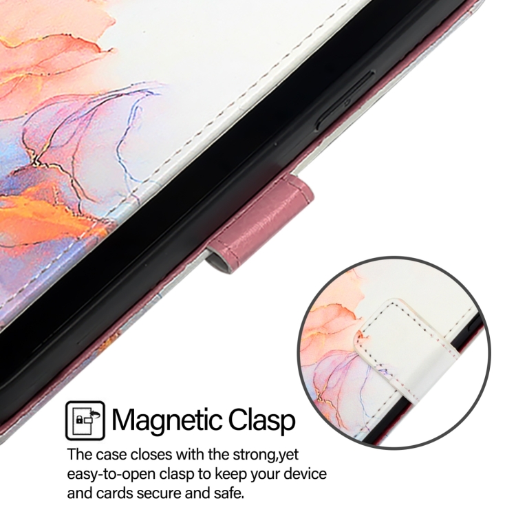 ART MARBLE Husă Portofel Pentru OnePlus Nord CE 4 Lite 5G WHITE ORANGE