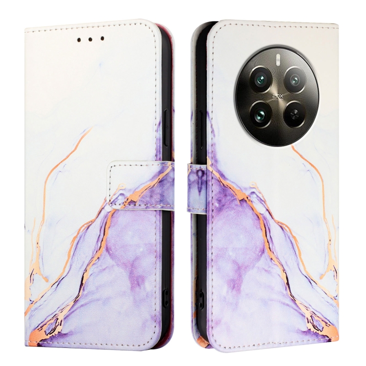 ART MARBLE Husă Portofel Pentru Realme 12 Pro 5G / 12 Pro+ 5G PURPLE