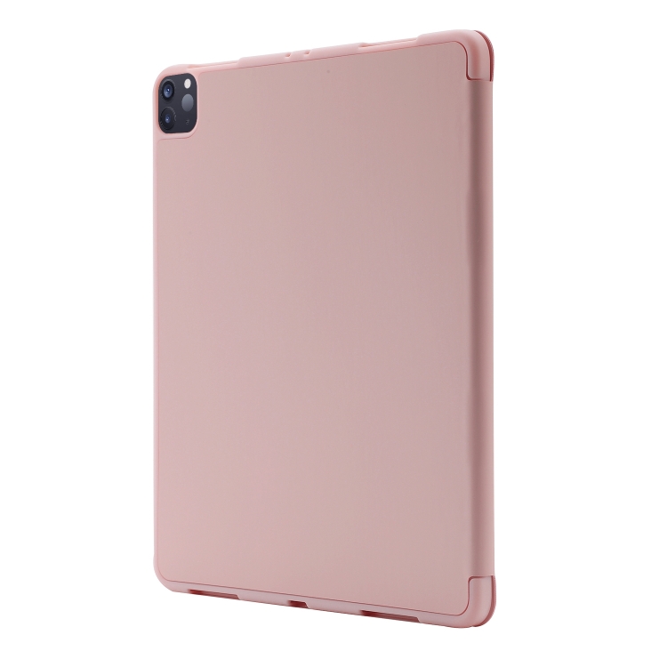 LEATHER Capac Cu Balamale Pentru Apple IPad Air 13 2024 Roz Deschis