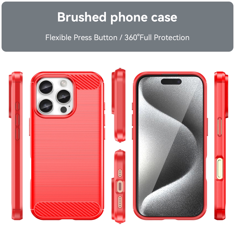 FLEXI TPU Husă De Protecție Apple IPhone 16 Pro Roșu