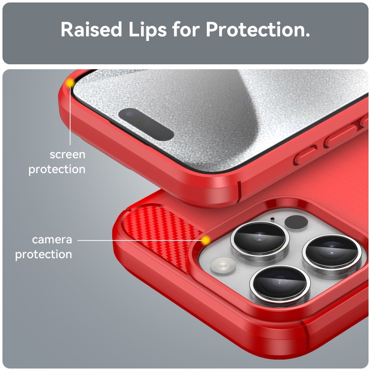 FLEXI TPU Husă De Protecție Apple IPhone 16 Pro Roșu