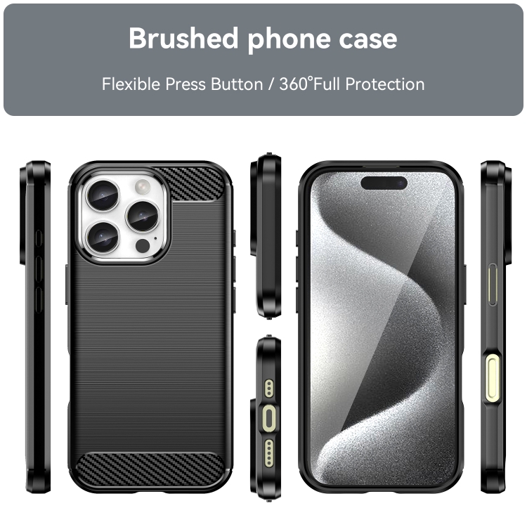 FLEXI TPU Husă De Protecție Apple IPhone 16 Pro Negru