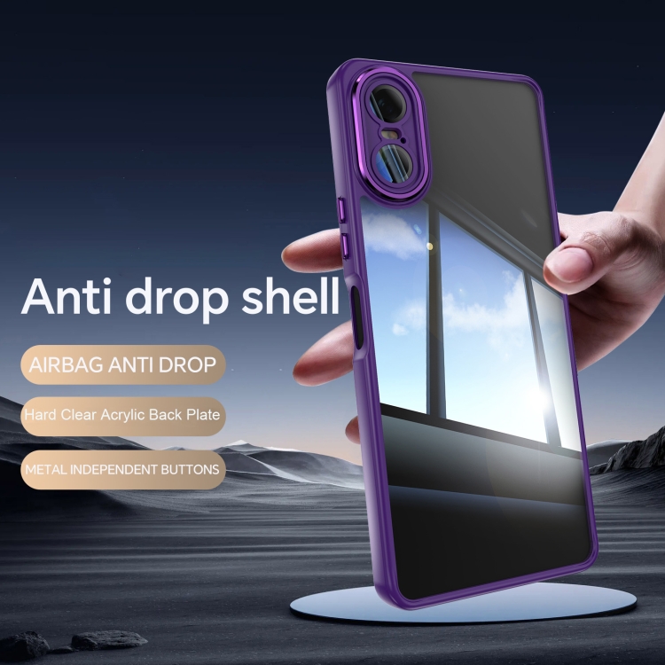 ACRYLO Husa De Protectie Pentru Sony Xperia 10 VI Violet