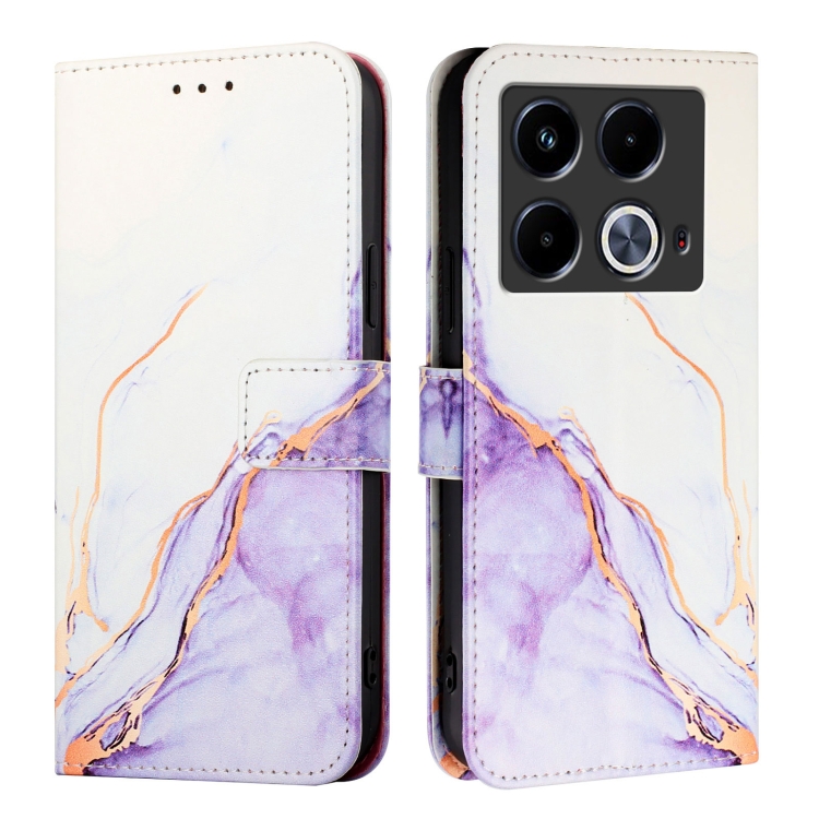 ART MARBLE Husă Portofel Pentru Infinix Note 40 PURPLE