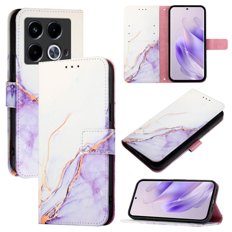 ART MARBLE Husă Portofel Pentru Infinix Note 40 PURPLE