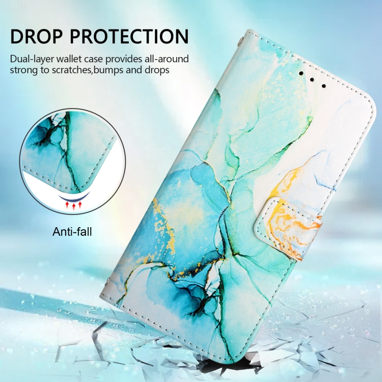 ART MARBLE Husă Portofel Pentru Infinix Note 40 GREEN