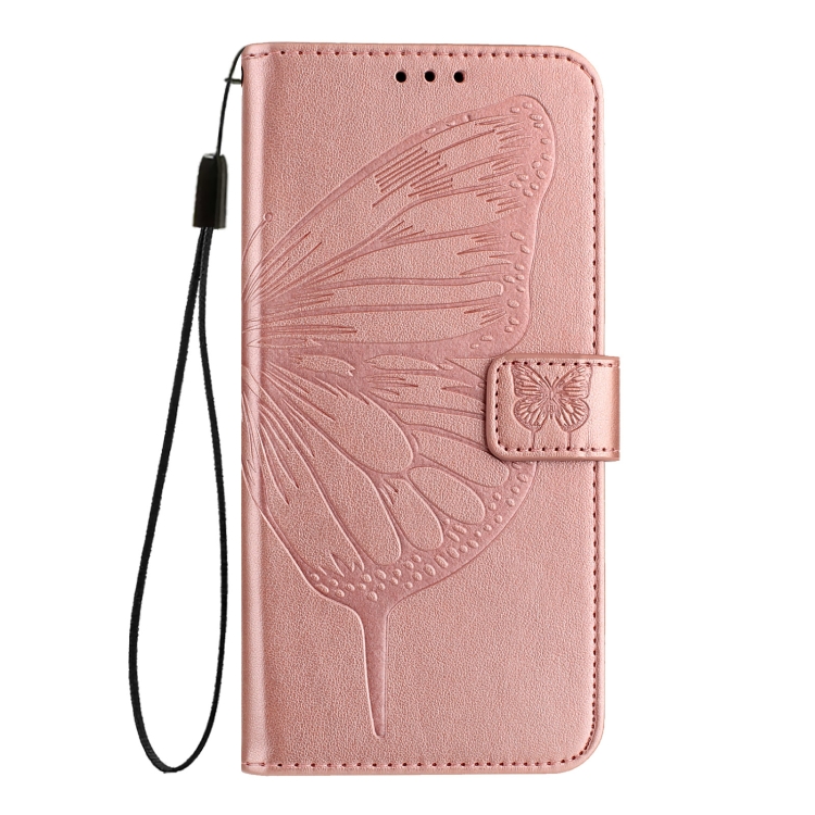 ART BUTTERFLY Husă Portofel Pentru Blackview Shark 8 Rose Gold