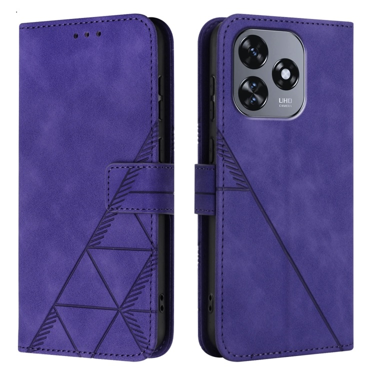 TRIANGLE Husă Portofel Cu Curea Oukitel C51 Violet