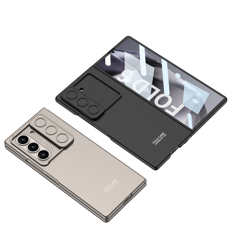 GKK CAMERA Capac De Protecție Cu Sticlă încorporată Samsung Galaxy Z Fold6 5G Negru