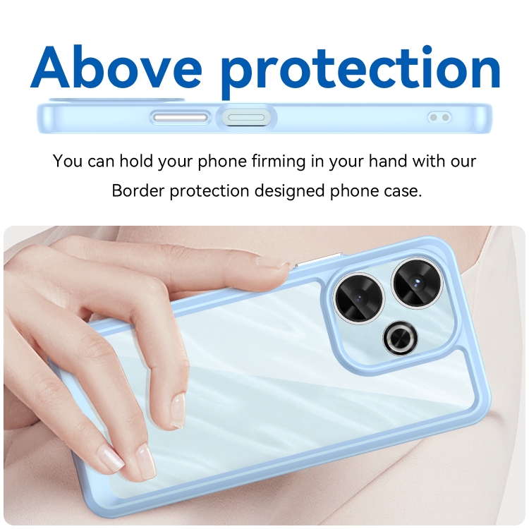 CRYSTAL Husă De Protecție Pentru Xiaomi Redmi 13 Albastru