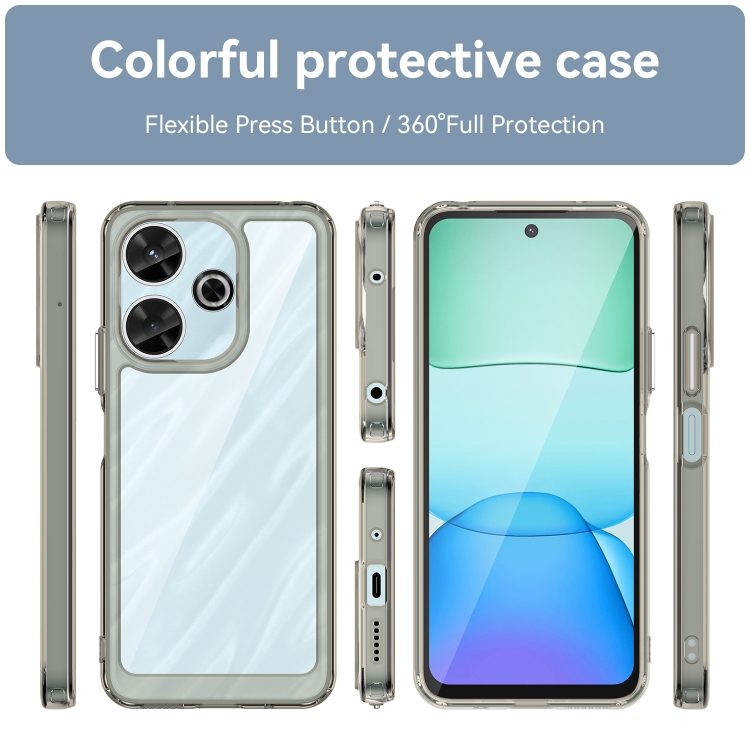 CRYSTAL Husă De Protecție Pentru Xiaomi Redmi 13 Gri