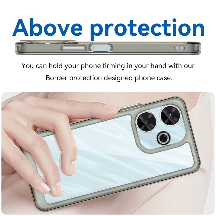 CRYSTAL Husă De Protecție Pentru Xiaomi Redmi 13 Gri