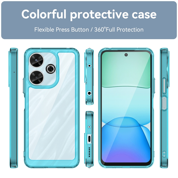 CRYSTAL Husă De Protecție Pentru Xiaomi Redmi 13 Turcoaz