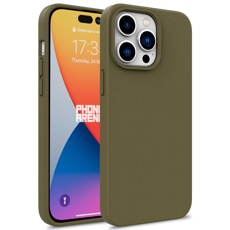 ECO RUBBER Husă De Protecție Apple IPhone 16 Pro Verde închis