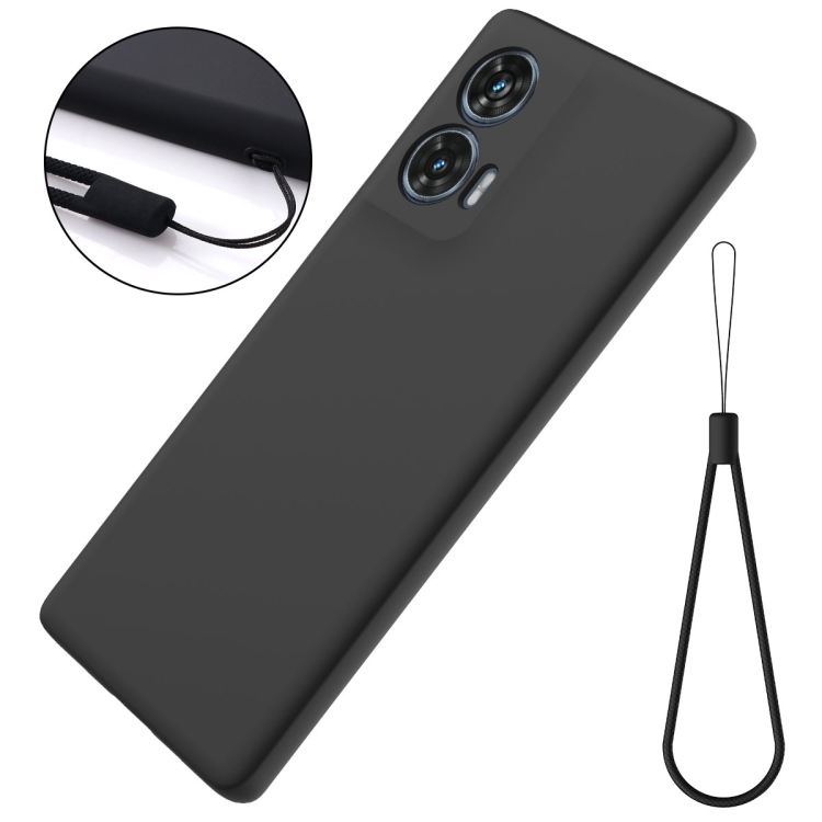 RUBBER Husă De Protecție Pentru Motorola Edge 50 Fusion Negru