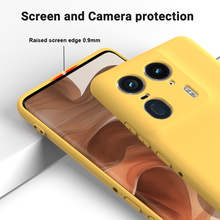 RUBBER Husă De Protecție Pentru Motorola Edge 50 Ultra Galben