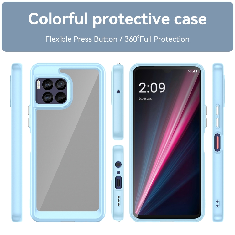 CRYSTAL Husă De Protecție Pentru T Phone 2 Pro Albastru