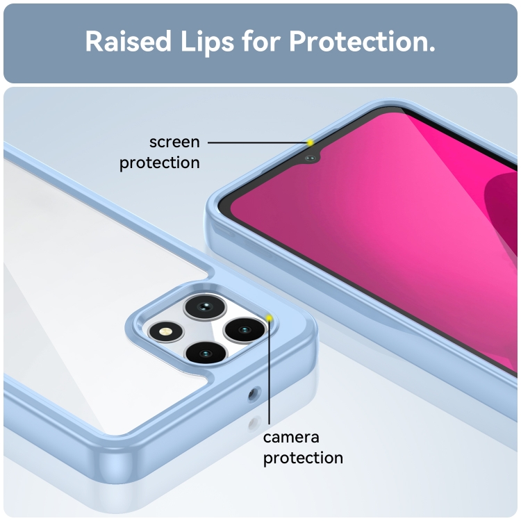 CRYSTAL Husă De Protecție Pentru T Phone 2 Albastru