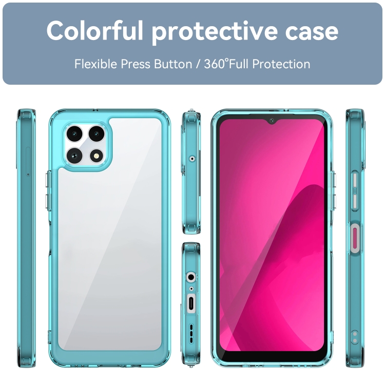 CRYSTAL Husă De Protecție Pentru T Phone 2 Turcoaz