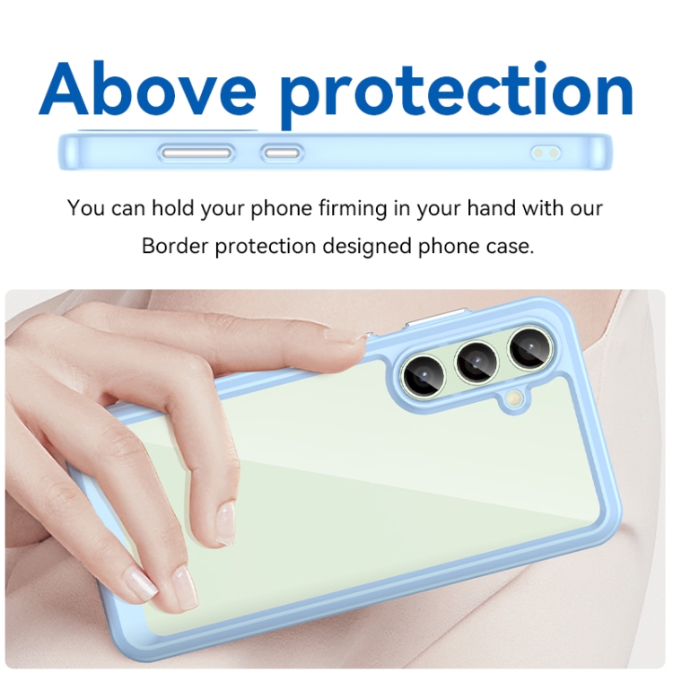 CRYSTAL Husă De Protecție Pentru Samsung Galaxy S24 FE 5G Albastru