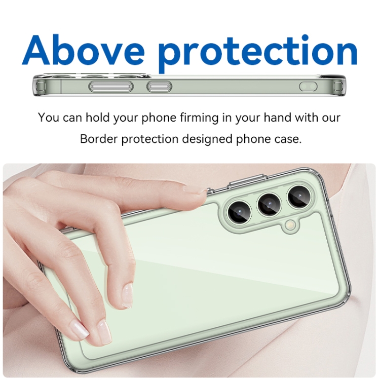 CRYSTAL Husă De Protecție Pentru Samsung Galaxy S24 FE 5G Transparentă