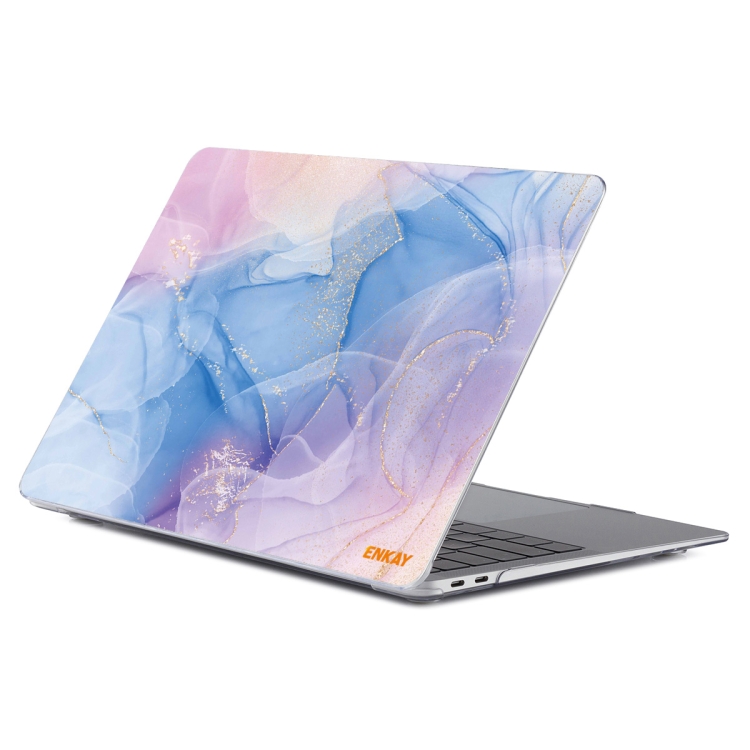 Husă ENKAY MARBLE Pentru Macbook Pro 16 A2141 PURPLE